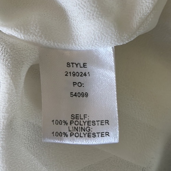 Anthropologie Current Air Isla Blue White Tie Neck Tiered Ruffle Midi Dress - XS - Picture 14 of 16